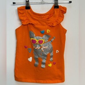 Okie Dokie, Match-ups, kids, Girls, Toddler, Orange, Sparkle, Dog, Size 4T